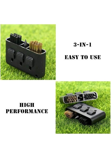 3 Adet 3 Delikli Golf Fırçası Geri Çekilebilir Tasarım 3'ü 1 Arada Golf Yuvası Temizleme Fırçası Oluk Temizleme Aracı Geri Çekilebilir Kulüp Temizleyici (Yurt Dışından) fırsatları