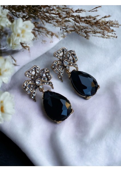 Zirkon Taşlı Fiyonk Küpe