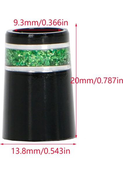 10 Adet Golf Ütüler Için Golf Kollu Yüksük Ucu Boyutu 0.370 Plastik Golf Yüksükler Kulübü Mil Aksesuarları, Yeşil (Yurt Dışından) fırsatları