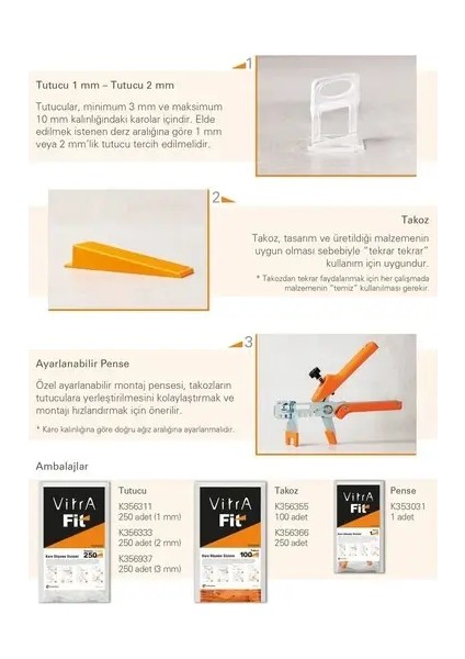 Fit 2 mm Tutucu 250'lik Paket