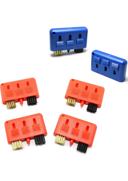 4 Adet 3 Delikli Golf Kulübü Fırça Geri Çekme Tasarımı Golf Topu Fırçası 3'ü Bir Arada Geri Çekilebilir Golf Kulübü Temizleme Fırçası (Kırmızı) (Yurt Dışından) fırsatları