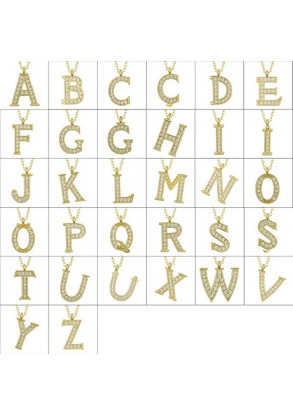 Gümüş Gold B Harfi Kadın Kolye CSR2184213 fiyatları