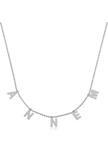 ​Gümüş Annem Yazılı Kadın Kolye CSR2180847