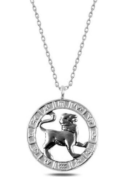 ​​Gümüş Aslan Burcu Kolye CSR2183151