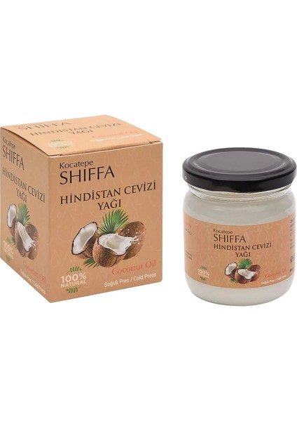 Hindistan Cevizi Yağı Soğuk Sıkım 150 gr