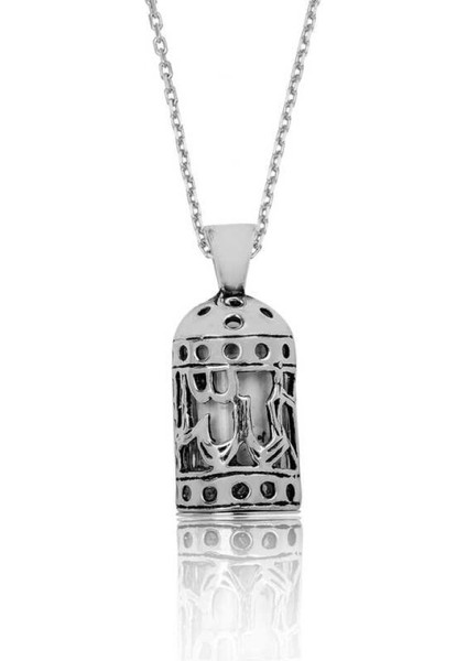 Gümüş Allah Cevşen Dualı Kolye CSR2183891