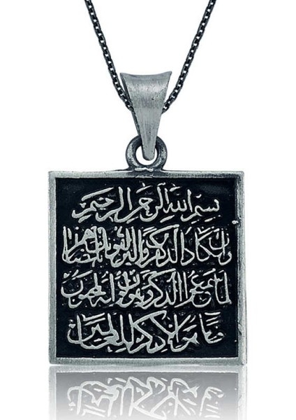 Gümüş Nazar Duası Kadın Kolye CSR2181625