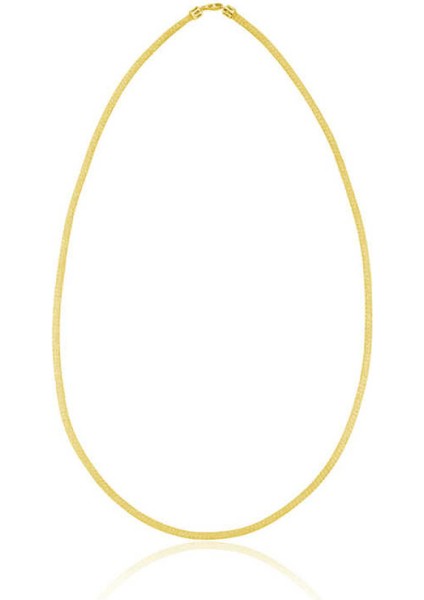 Gümüş Taşlı File Kadın Kolye CSR2181128