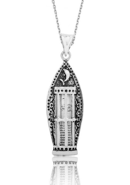 Gümüş Balık Cevşen Dualı Kolye CSR2183890