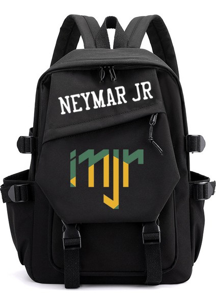 Futbol Yıldızı Neymar Baskılı Çift Omuz Sırt Çantası Ortaokul Öğrencileri Günlük Okul Çantası (Yurt Dışından)