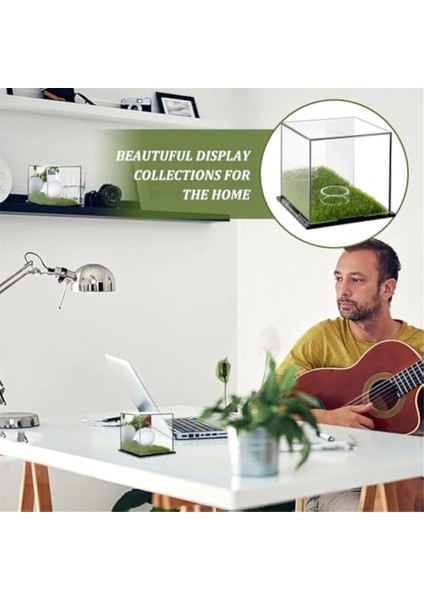 Golf Sergileme Kutusu Akrilik Golf Standı Şeffaf Sergileme Kutusu Yeşil Tabanlı Kare Sergileme Kutusu (Yurt Dışından) modelleri