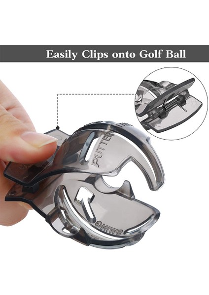 Golf Çizgi Çizim Aracı Seti Putter Hizalama Çizgi Çizim Şablonu Aracı 4 Golf Topu Damgası 4 Işaretleyici Kalemle (Yurt Dışından) indirimleri