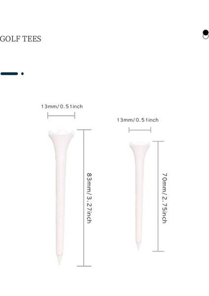 Kapalı ve Açık Alanlarda Golf Oynayanlar Için 70MM Golf Çivileri (Yurt Dışından) modelleri