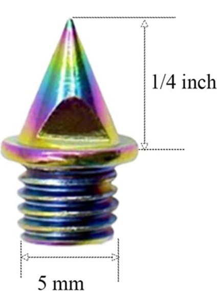 20 Adet 1/4 Inçlik Pist Ülke Çivisi Pist Çivisi Anahtarı Ile, Yedek Sprint Çivisi (Yurt Dışından) indirimleri