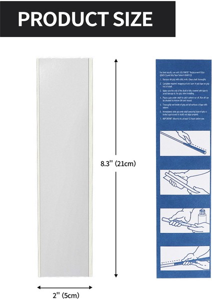 13 Adet Golf Kaymaz Bant Çift Taraflı Golf Kulübü Sapları Önceden Kesilmiş Golf Kauçuk Şeritler (Yurt Dışından) fırsatları