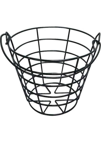 Paslanmaz Metal Golf Sepeti Golf Sahası Sepeti Golf Topu Kabı Top Kabı Tutucu 50 Top Tutar-Siyah (Yurt Dışından)