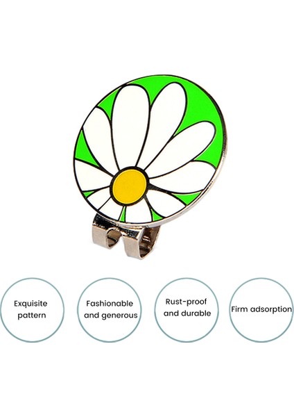 Golf Şapkası Klipsi Işaret Top Pozisyonu Manyetik Çıkarılabilir Çinko Alaşımı Paslanmaz Işaret Top Şapkası Aksesuarları 9 (Yurt Dışından) fırsatları