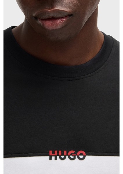 Streç Pamuklu Renk Bloklu Regular Fit Bisiklet Yaka T Shirt Erkek T Shirt 50534164 001 fırsatları