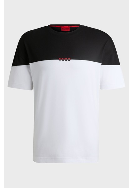Streç Pamuklu Renk Bloklu Regular Fit Bisiklet Yaka T Shirt Erkek T Shirt 50534164 001 indirimleri