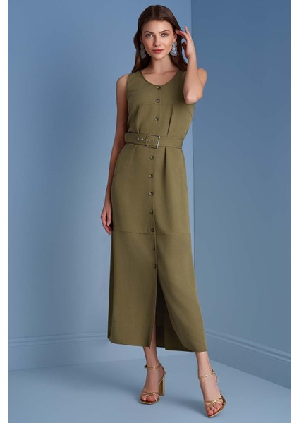Kolsuz Haki Elbise modelleri