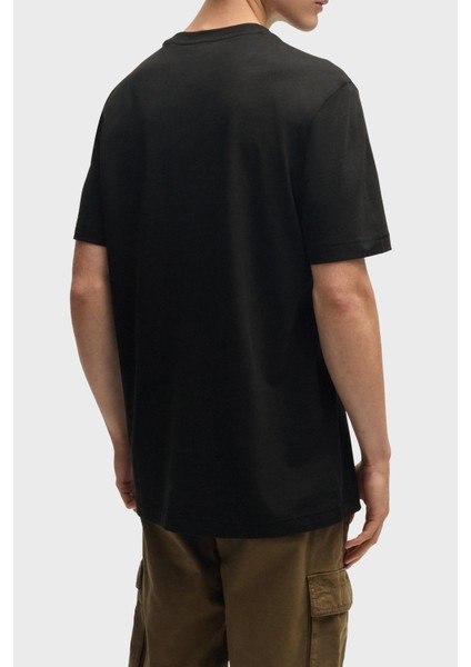 Pamuklu Jarse Regular Fit Logo Baskı T Shirt Erkek T Shirt 50534923 001 fiyatları