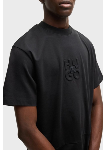 Pamuk Relaxed Fit Bisiklet Yaka Logolu T Shirt Erkek T Shirt 50535499 001 fırsatları