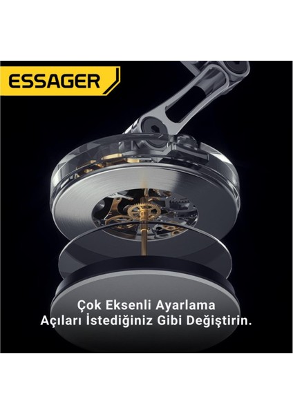 Güçlü Magsafe Uyumlu 360 Döner Alüminyum Araç Içi Telefon Tutucu Masaüstü Telefon Standı fırsatları