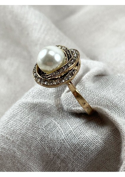 Zirkon Taşlı İnci Yüzük fırsatları