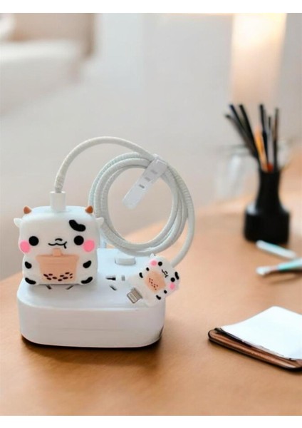 Sevimli 18/20W Başlık Ile Uyumlu Adaptör ve Kablo Koruyucu