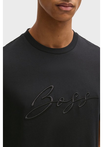 Pamuk Regular Fit Bisiklet Yaka Logolu T Shirt Erkek T Shirt 50531309 001 fırsatları