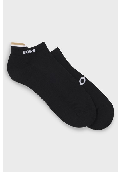 Logolu Streç Pamuklu 2 Pack Çorap Erkek Çorap 50531617 001