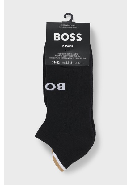 Logolu Streç Pamuklu 2 Pack Çorap Erkek Çorap 50531617 001 modelleri