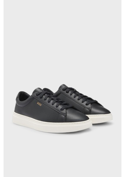 Deri Logolu Sneaker Ayakkabı Erkek Ayakkabı 50536480 002