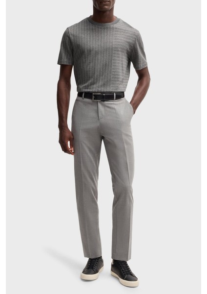 Çizgili Pamuk Regular Fit Bisiklet Yaka T Shirt Erkek T Shirt 50531315 030 modelleri