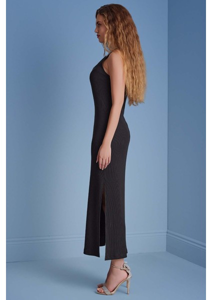 Kolsuz Siyah Kaşkorse Elbise fırsatları