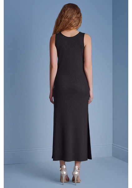 Kolsuz Siyah Kaşkorse Elbise indirimleri