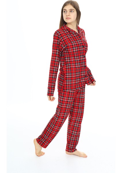 Kız Çocuk Ekose Pijama Takımı 12164 fiyatları