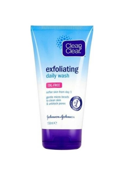 J&j Clean&clear Peeling Etkili Arındırıcı Günlük Yüz Temizleme Jeli 150ML