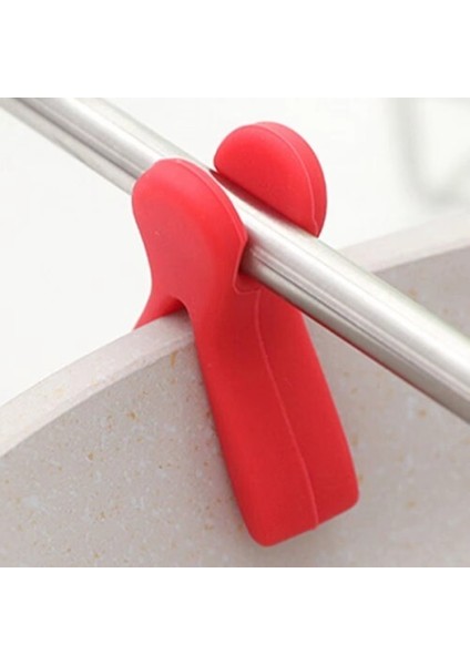 Silikon Tava Kaşık Tutacağı 3'lü Paket
