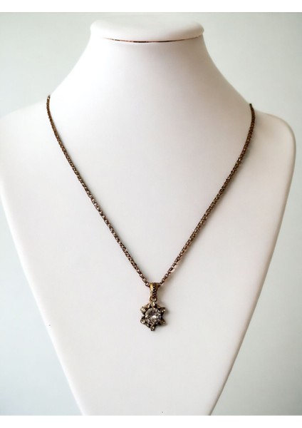 Elmas Montür Taşlı Kolye modelleri