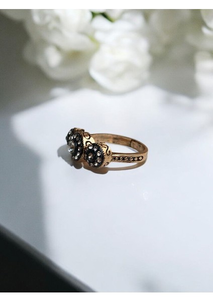 Elmas Montür 3 Taş Yüzük modelleri