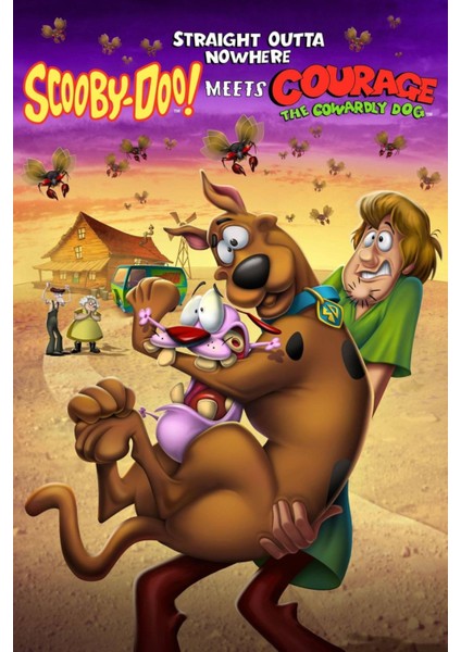 Scooby-Doo! Meets Courage The Cowardly Dog (2021) Afiş - Poster ( Folyo ) - Afiş - POSTER-5630 ( 35 cm x 50 cm )