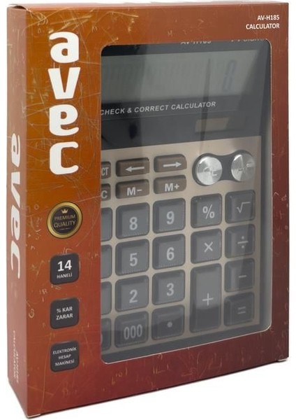 AV-H185 Hesap Makinesi