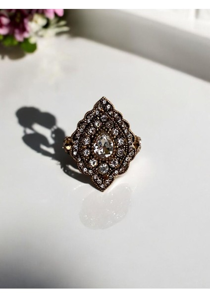 Badem Elmas Montür Taşlı Yüzük fiyatları