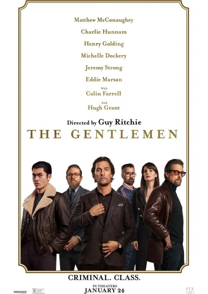 The Gentlemen (2019) 1 Afiş - Poster ( Folyo ) - Afiş - POSTER-7005 ( 35 cm x 50 cm )