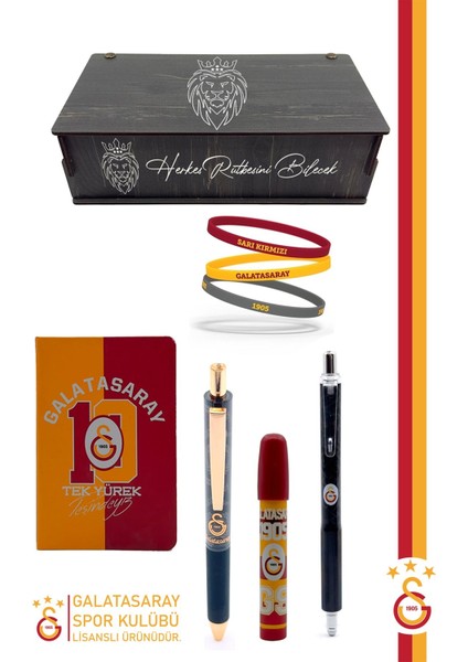 Orijinal Lisanslı Premium Kalem Bileklik Bloknot Silgi Hediyelik Set