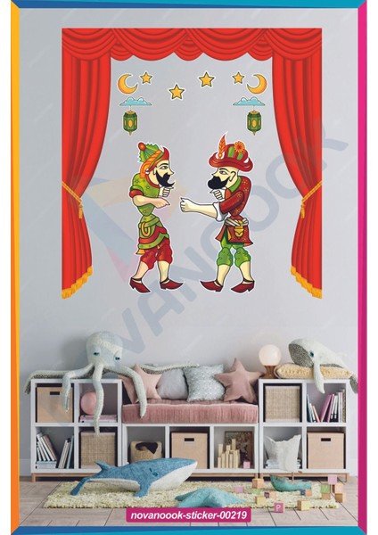 Hacivat ve Karagöz Hoşgeldin Ramazan Sticker Seti (STICKER-00219) fiyatları