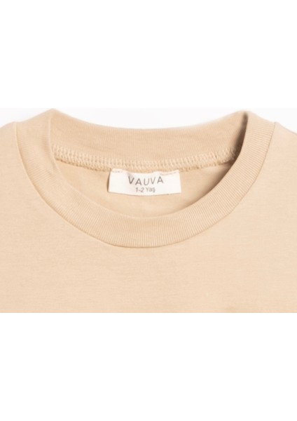 Cepli Takım T-Shirt Şort Unisex Çocuk Nakışlı Yazlık Takım