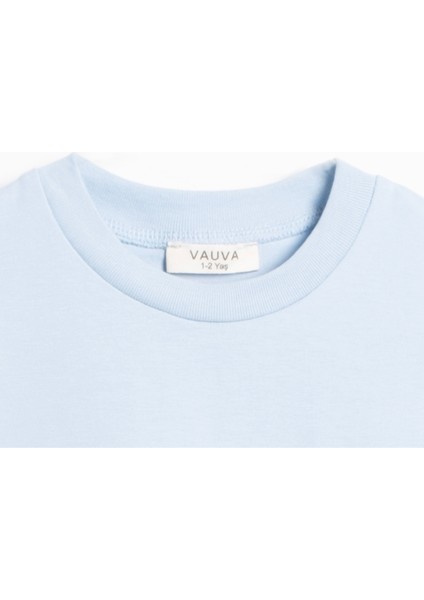 Cepli Takım T-Shirt Şort Unisex Çocuk Nakışlı Yazlık Takım