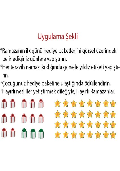 Ramazan Ayıtemalı Sticker Seti Teravih Namaz Çizelgesi Ramazan Eğitici Cam Duvar Sticker modelleri